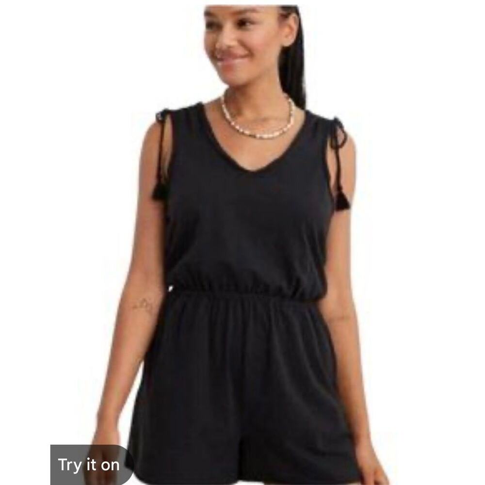 Aerie Ruched Romper SZ Medium